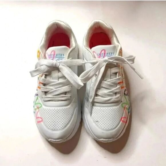 SKECHERS Spread The Love KIDS Shoes Limited Edition Memory Foam - Picture 1 of 16